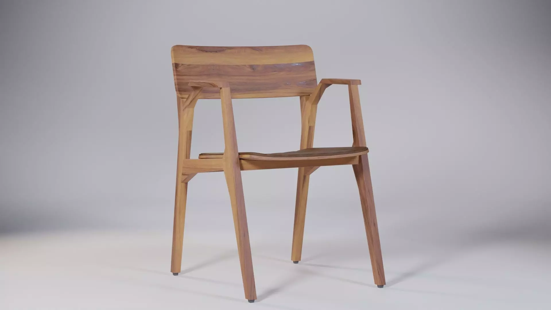 Maui Chair Integral 55x56x77 Low-poly 3D model_0