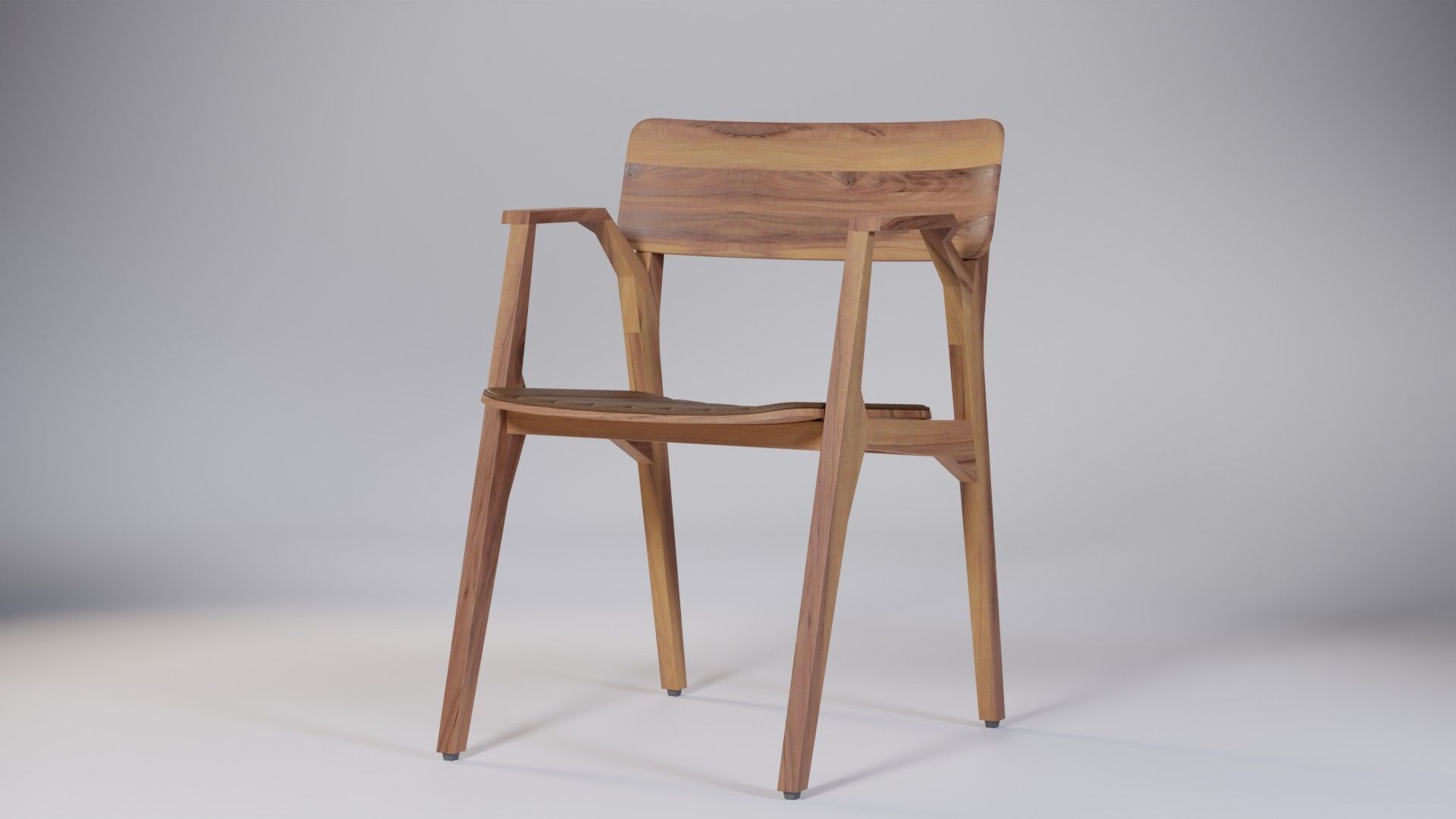 Maui Chair Integral 55x56x77 Low-poly 3D model_2