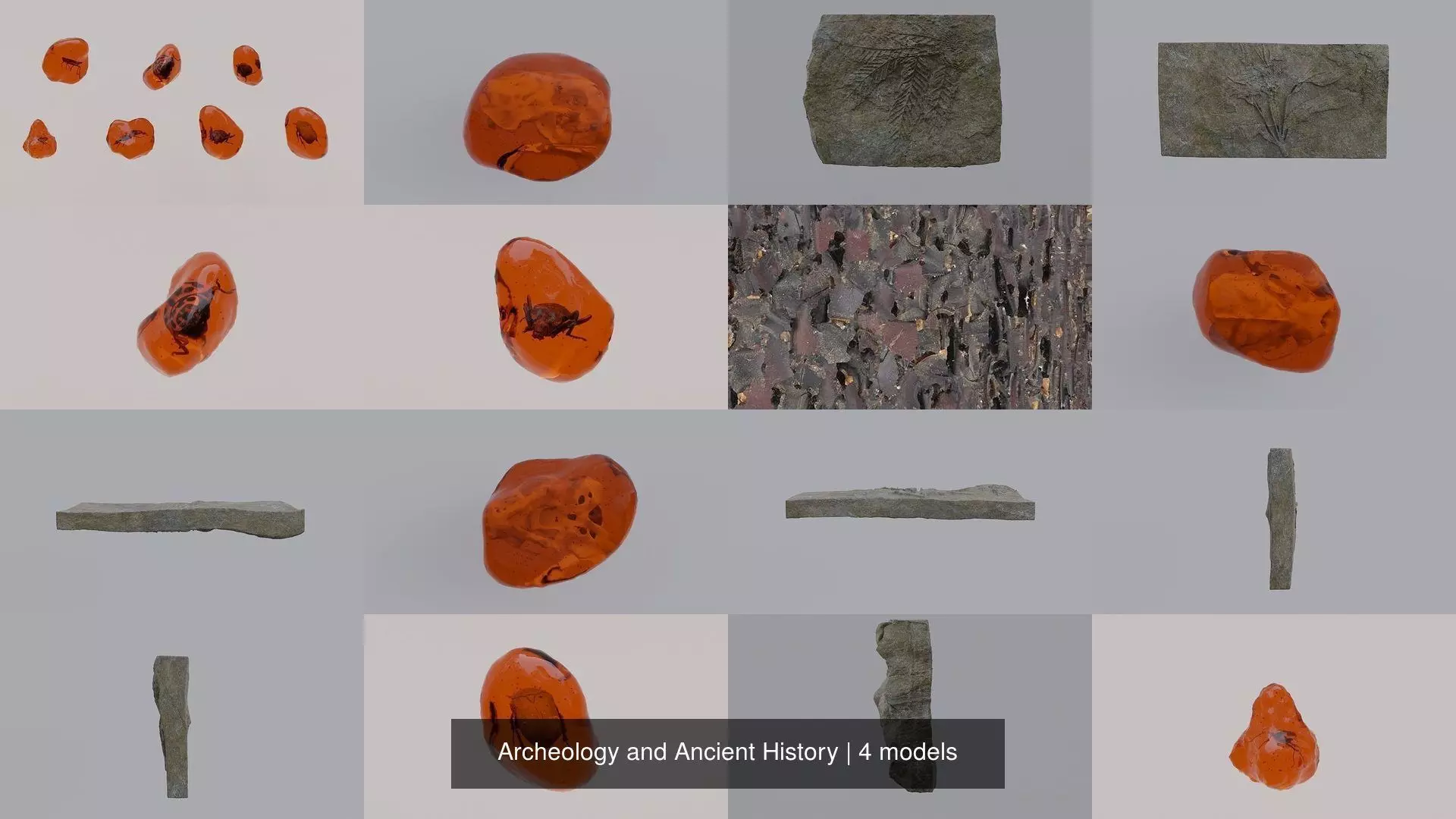 Archeology and Ancient History 3D Model Collection_0