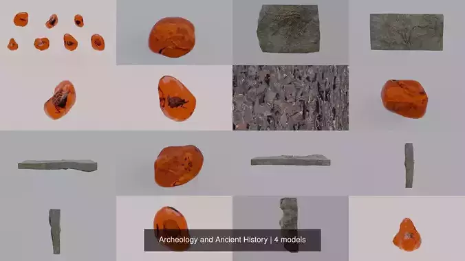 Archeology and Ancient History 3D Model Collection
