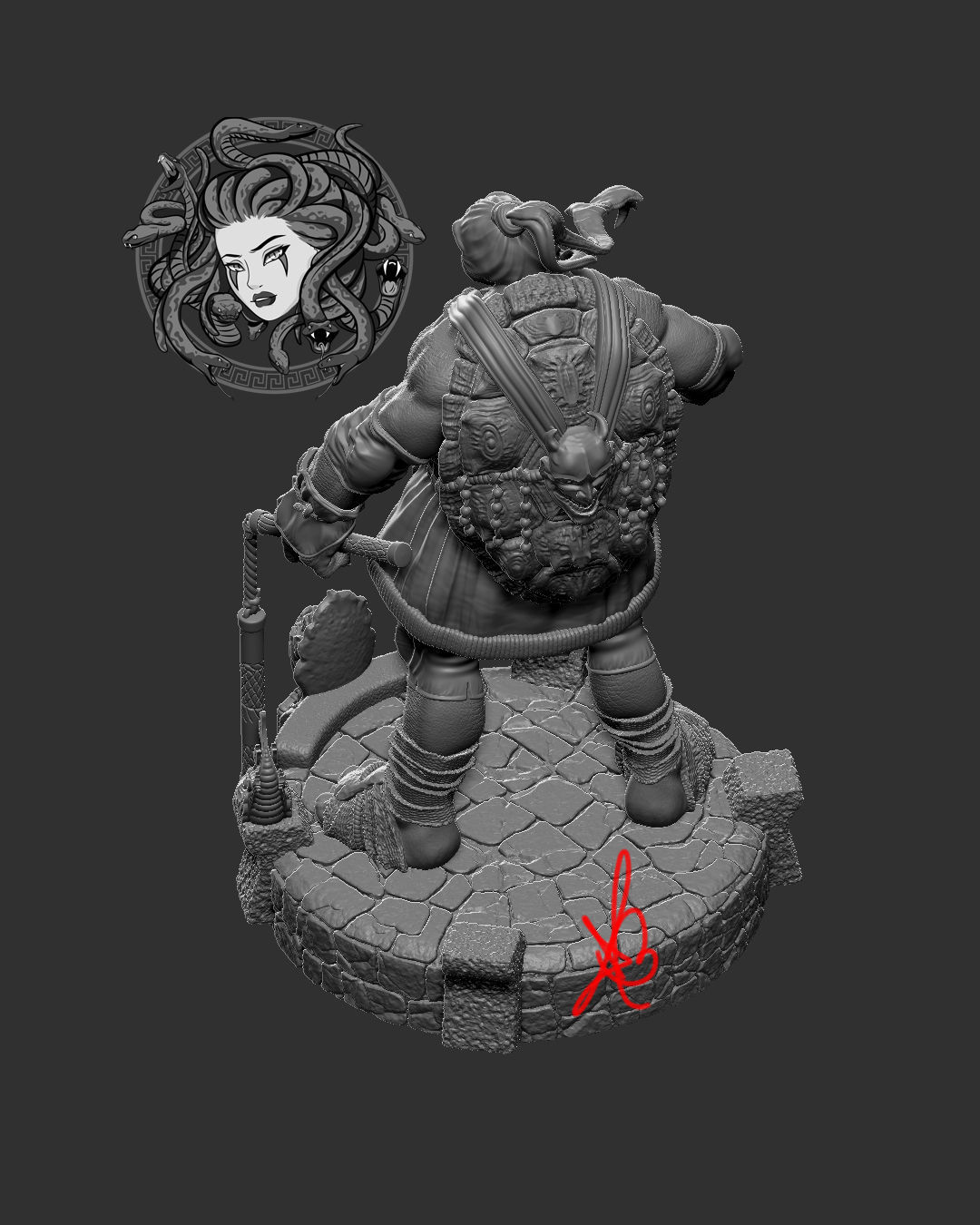 MICHELANGELO BY CREATIVE GEEK MB 3D print model_3