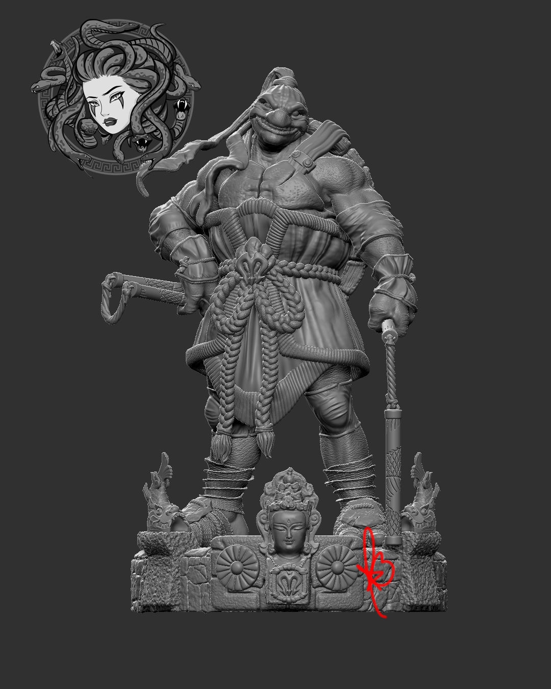 MICHELANGELO BY CREATIVE GEEK MB 3D print model_2