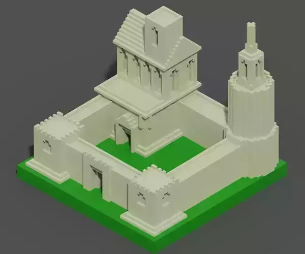 voxel castel