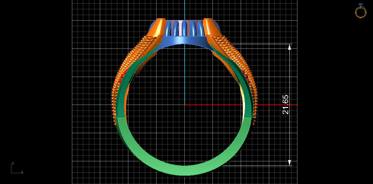 NEO MAN RING MODEL46 3D print model_3