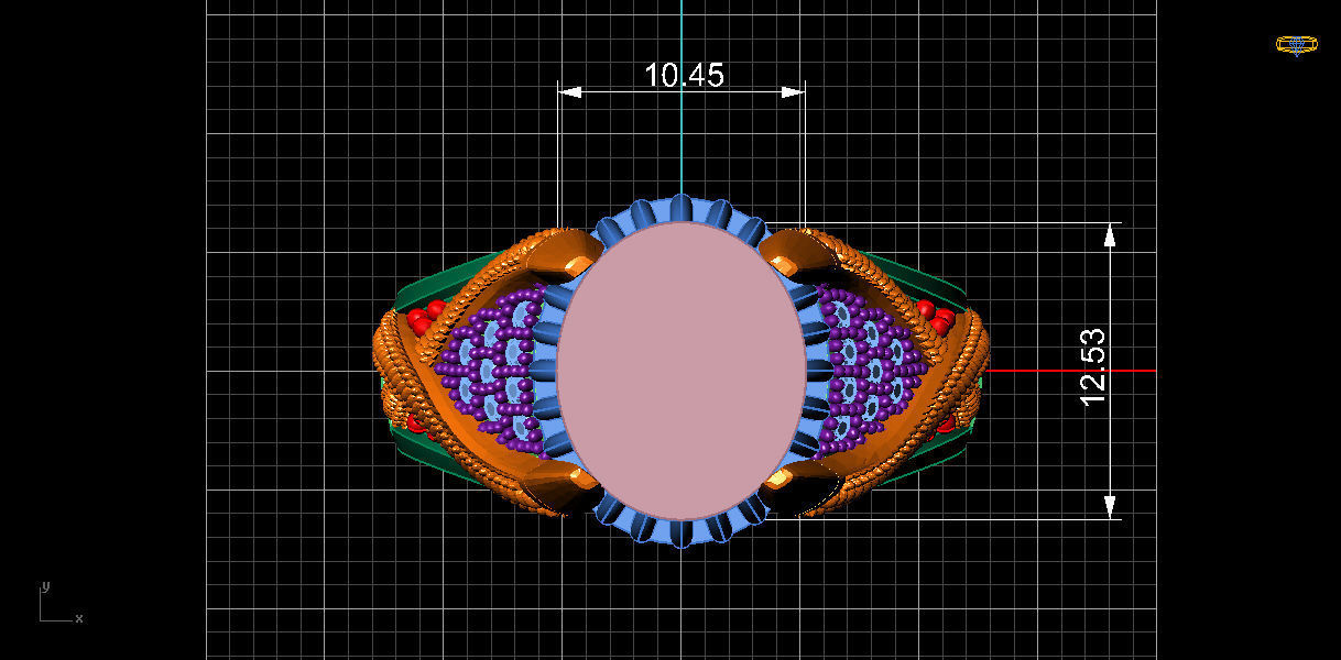 NEO MAN RING MODEL46 3D print model_2