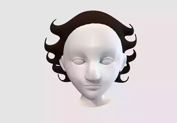 short cartoon hairstyle 