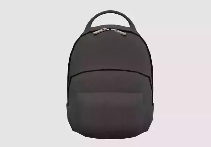 gray cartoon backpack 