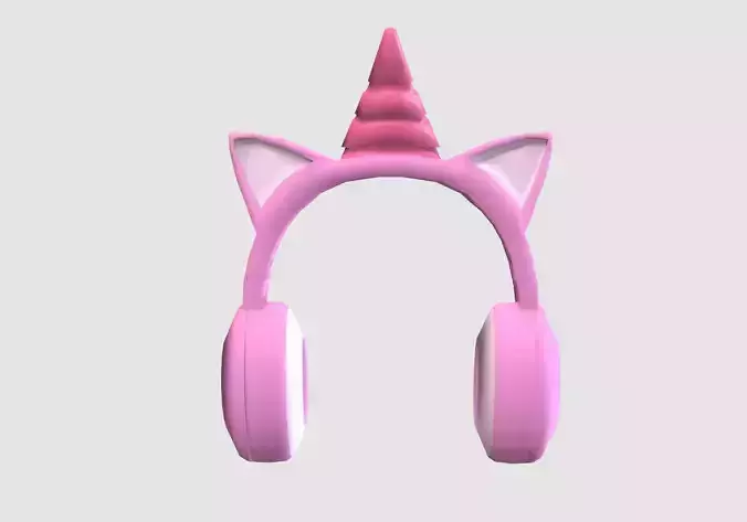 female unicorn headphones 