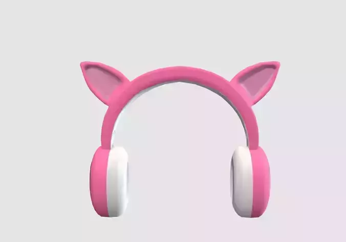 female cartoon headphones 