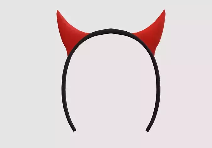 devil horns headband 