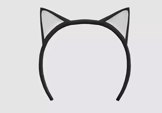 cat ears headband  3D model
