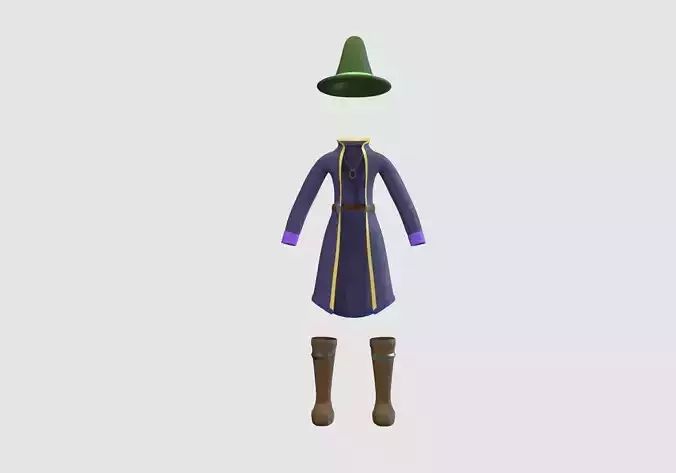 cartoon wizard outfit 