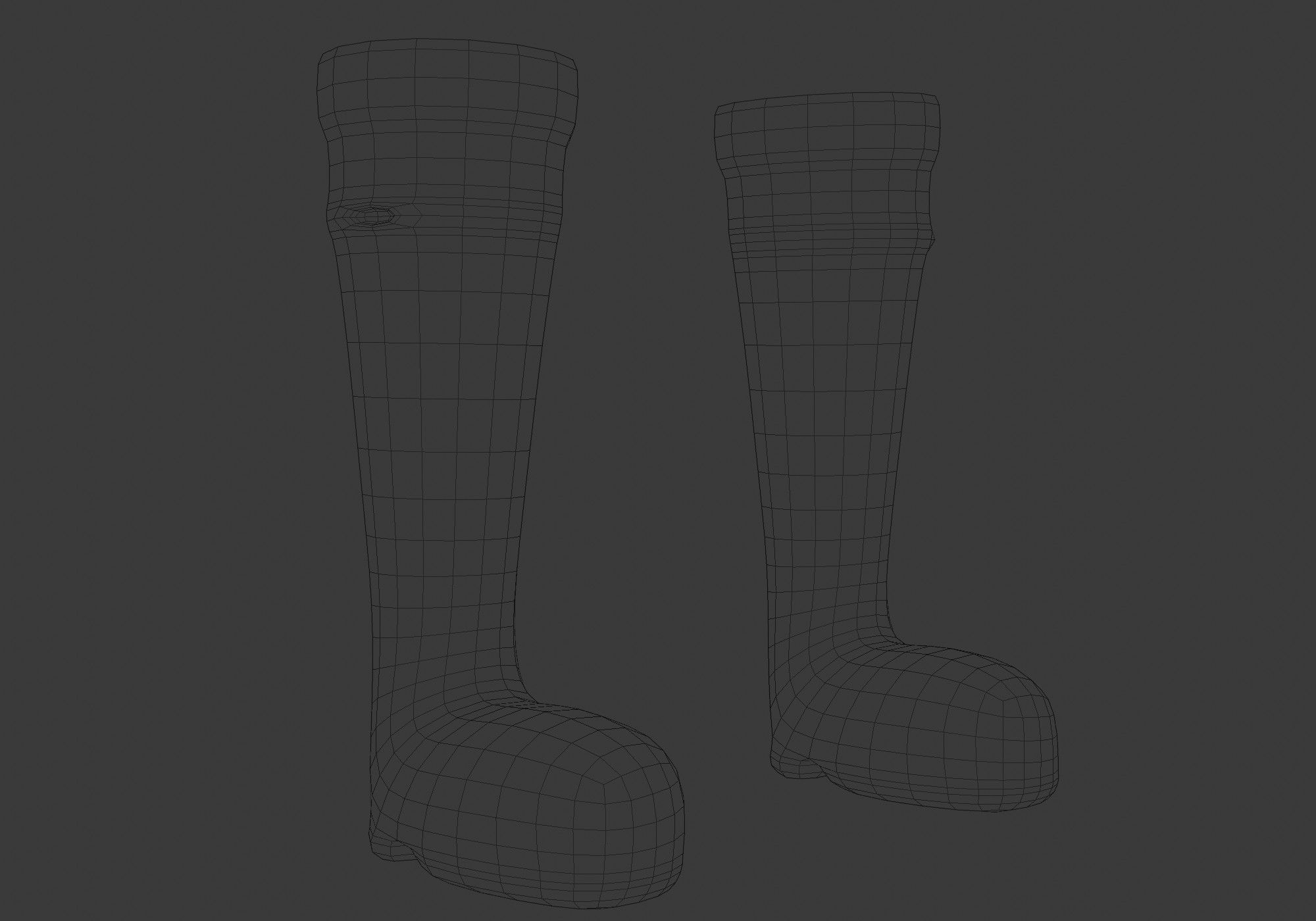 brown cartoon bots  3D model_6