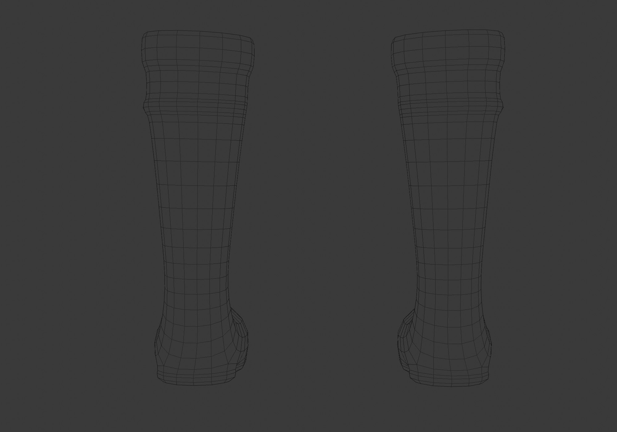 brown cartoon bots  3D model_9