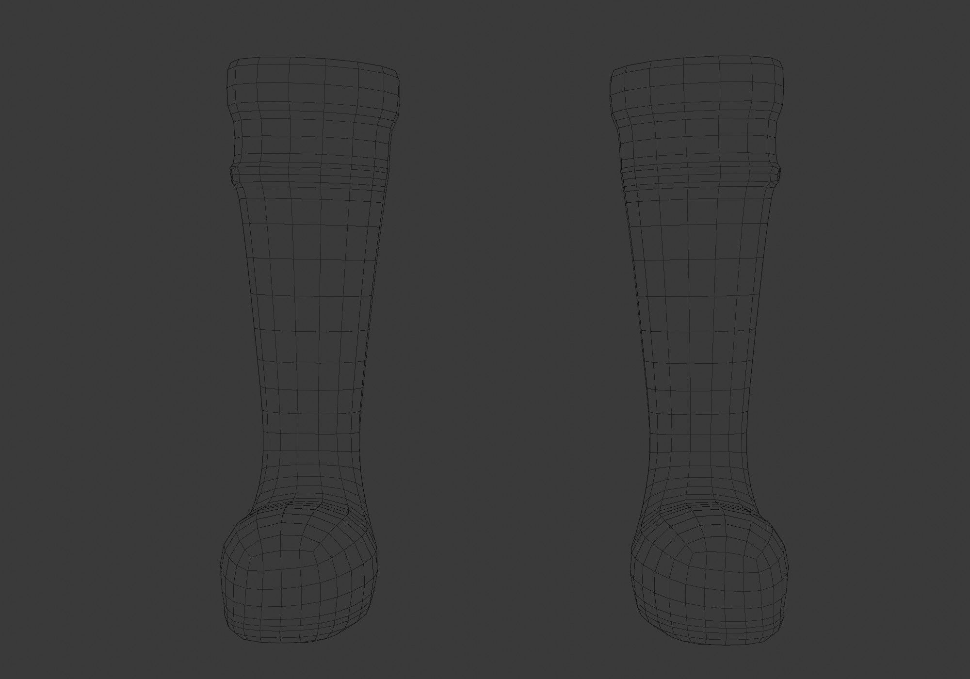 brown cartoon bots  3D model_5