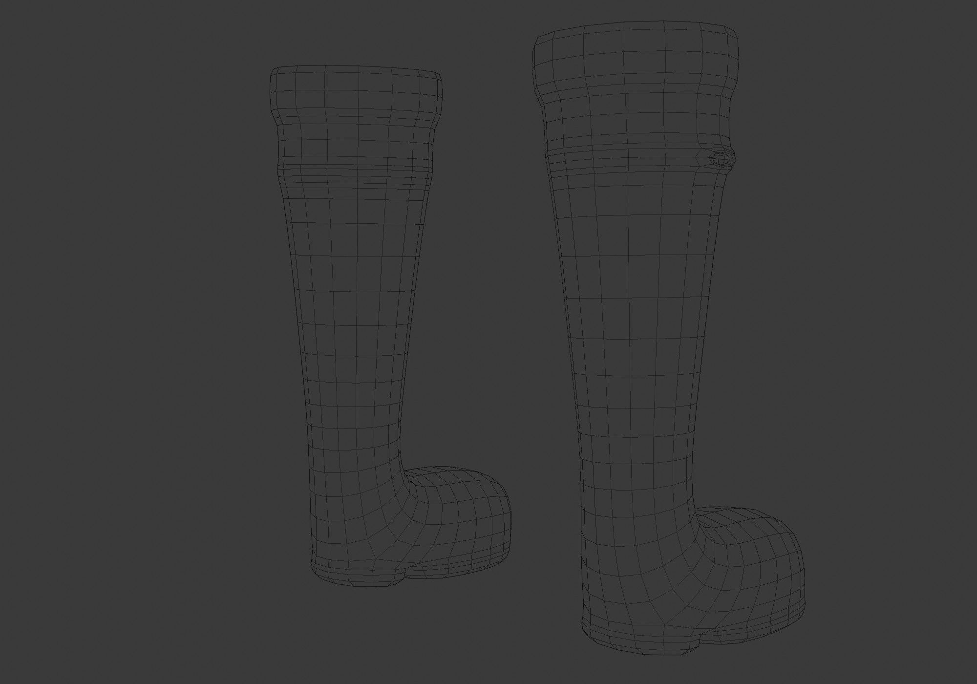 brown cartoon bots  3D model_8