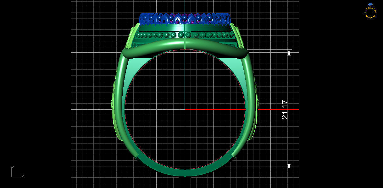 NEO MAN RING MODEL48 3D print model_3