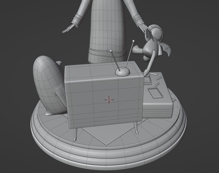 SPY X FAMILY ANYA FORGER Low-poly 3D model_11