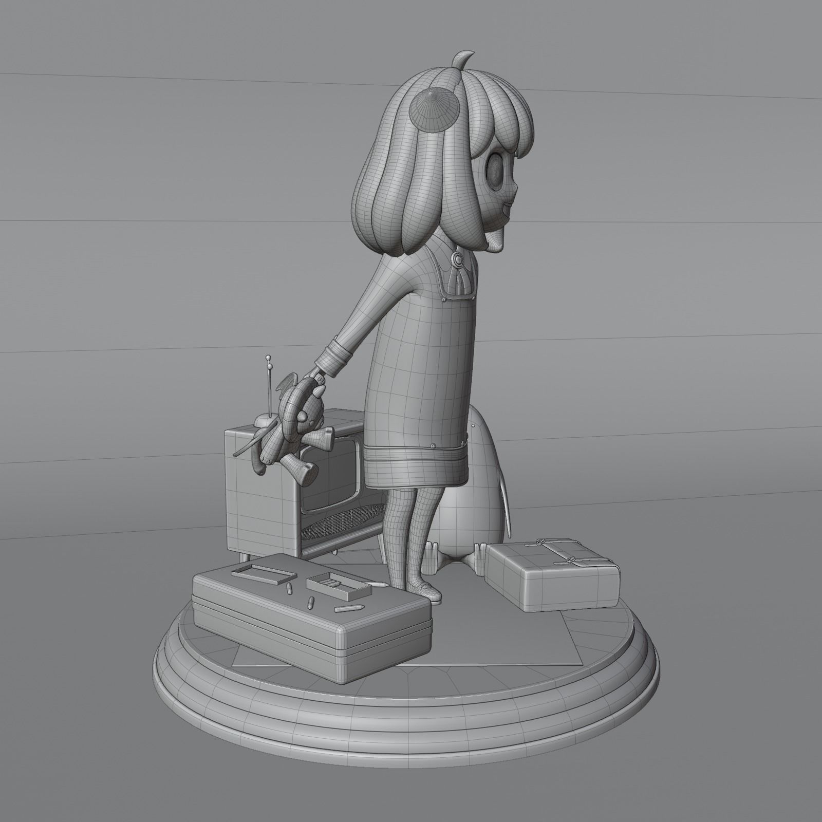 SPY X FAMILY ANYA FORGER Low-poly 3D model_22