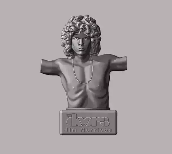 jim morrison - bust 3d printing