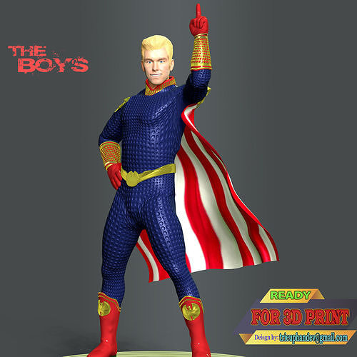 Homelander - The Boys 3D print model