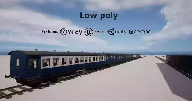 Passenger wagon  with interior