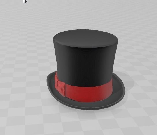 Top Hat 3D print model_1