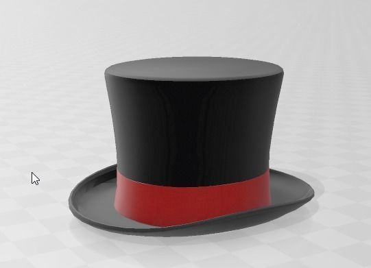 Top Hat 3D print model_2