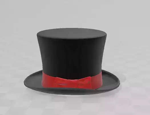 Top Hat 3D print model