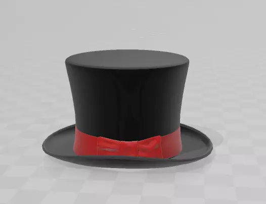 Top Hat 3D print model_0