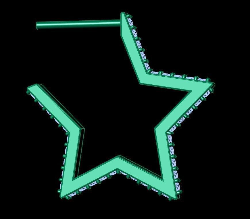 Earrings ri12 3D print model_10