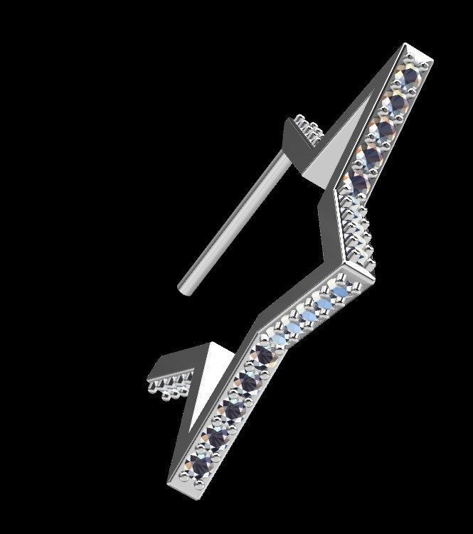 Earrings ri12 3D print model_17