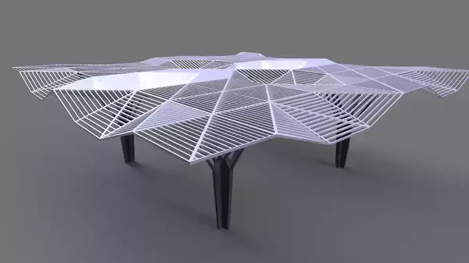 Public Shade 3D model