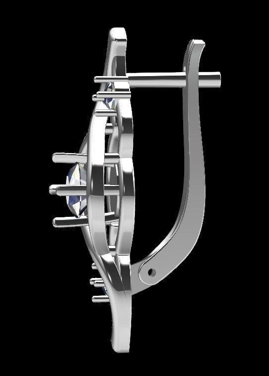 Earrings ri13 3D print model_17