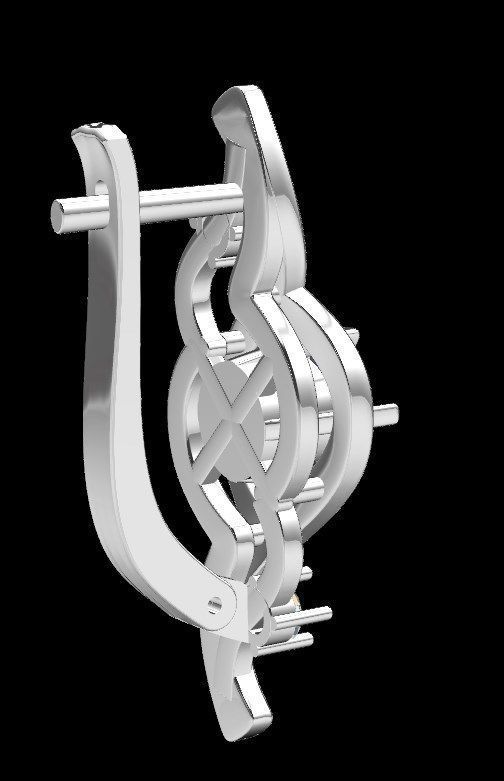 Earrings ri13 3D print model_12