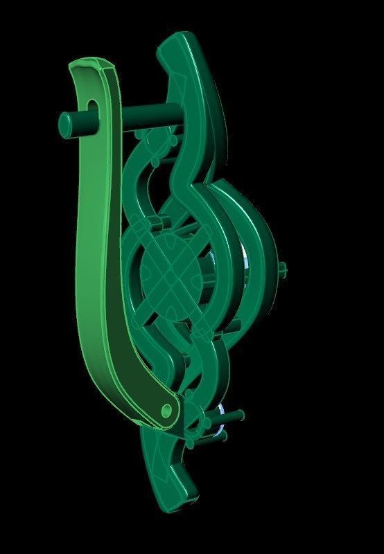 Earrings ri13 3D print model_11