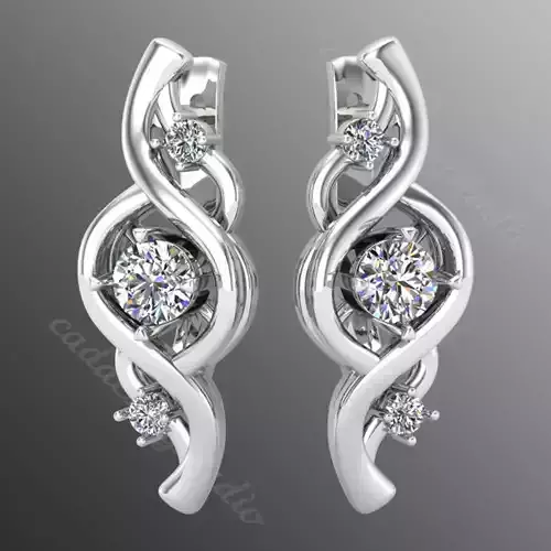 Earrings ri13 3D print model