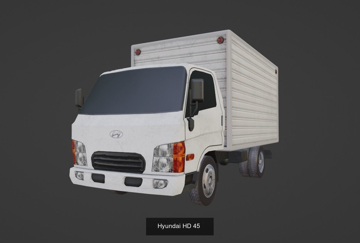 Korean Transport Vehicles Pack 3D Model Collection_5
