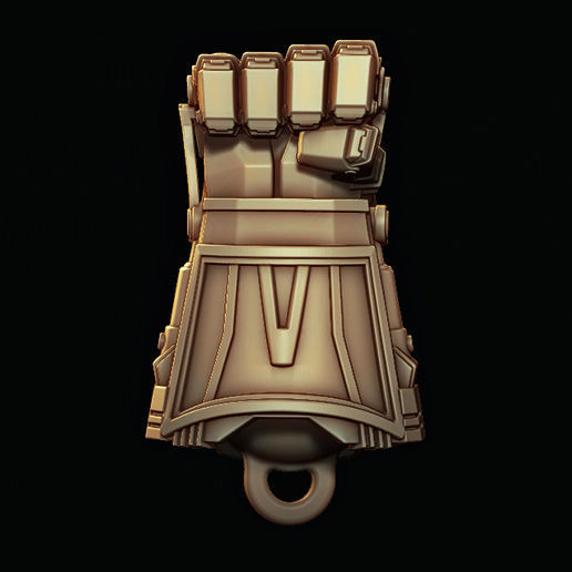 VI Gauntlet Arcane league of legends 3D print model_2