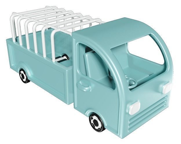 Mini Cargo Truck 3D model_1