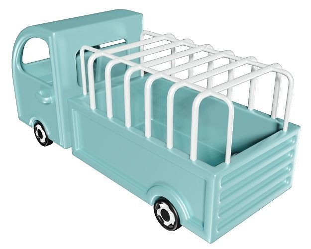 Mini Cargo Truck 3D model_3