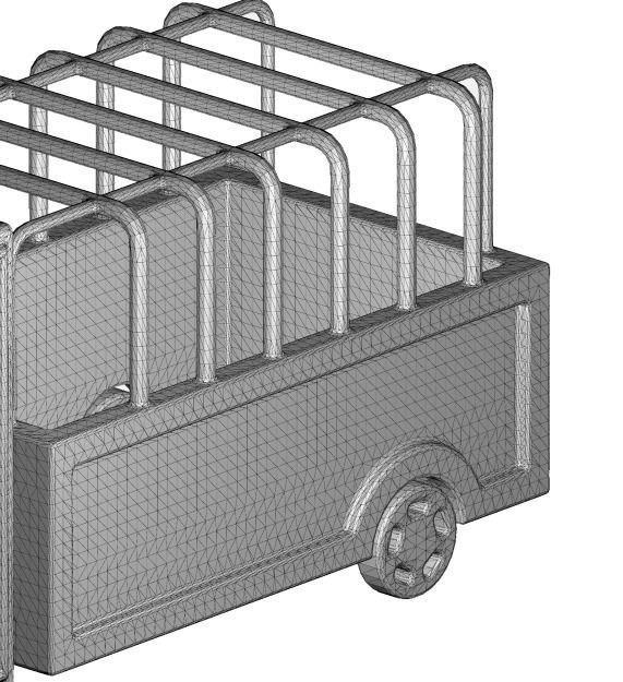 Mini Cargo Truck 3D model_5