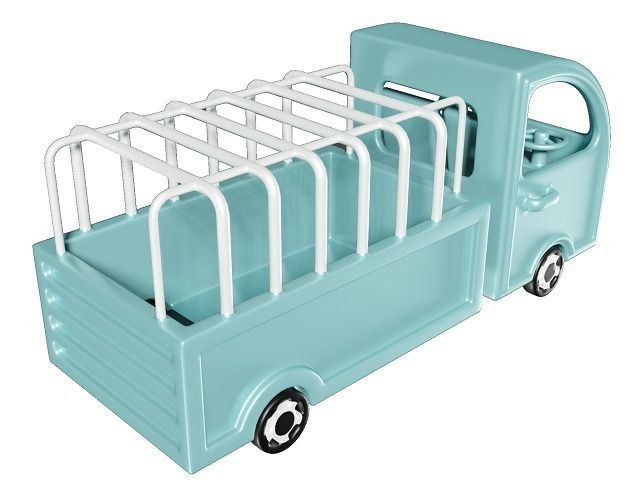 Mini Cargo Truck 3D model_2