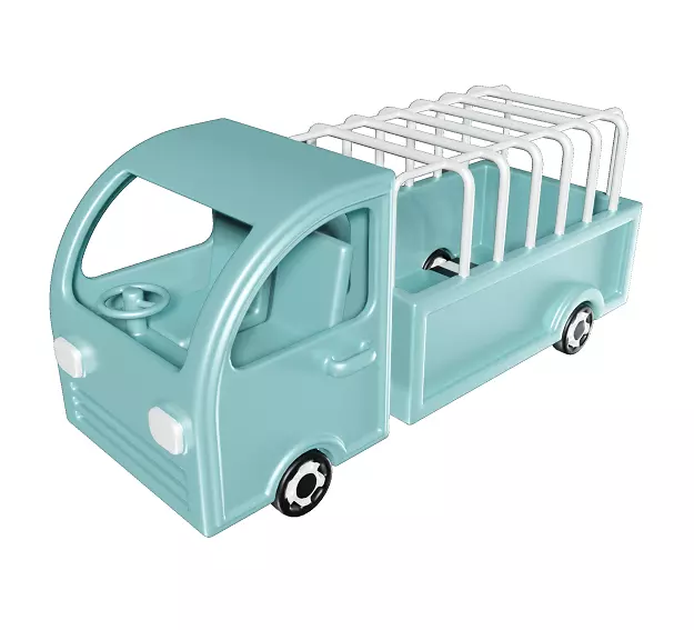 Mini Cargo Truck 3D model_0