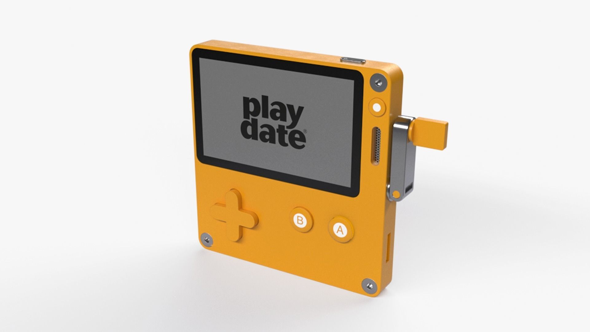 Playdate 3D model_4
