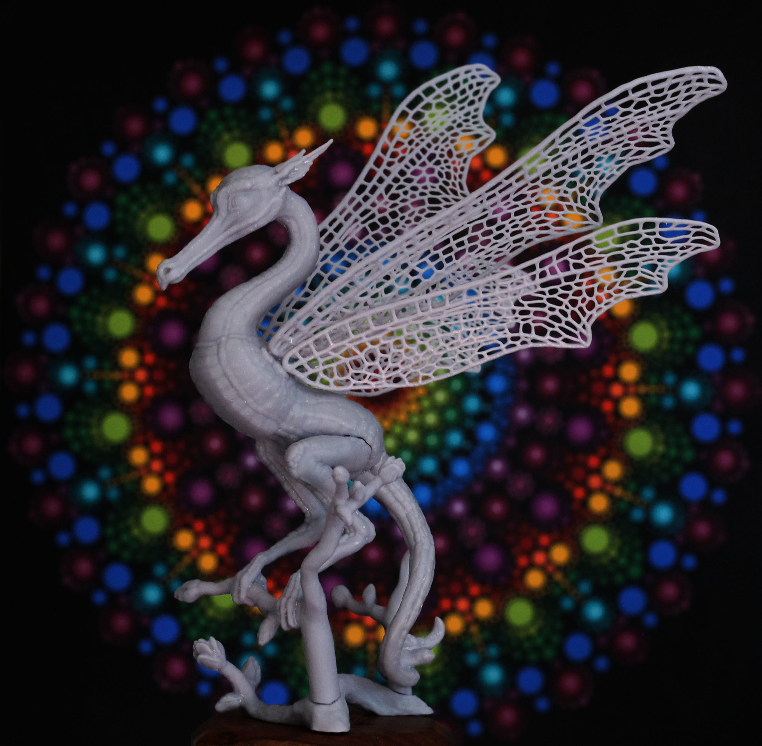 Dragon-Fly - Original Artwork for 3D Printing 3D print model_3