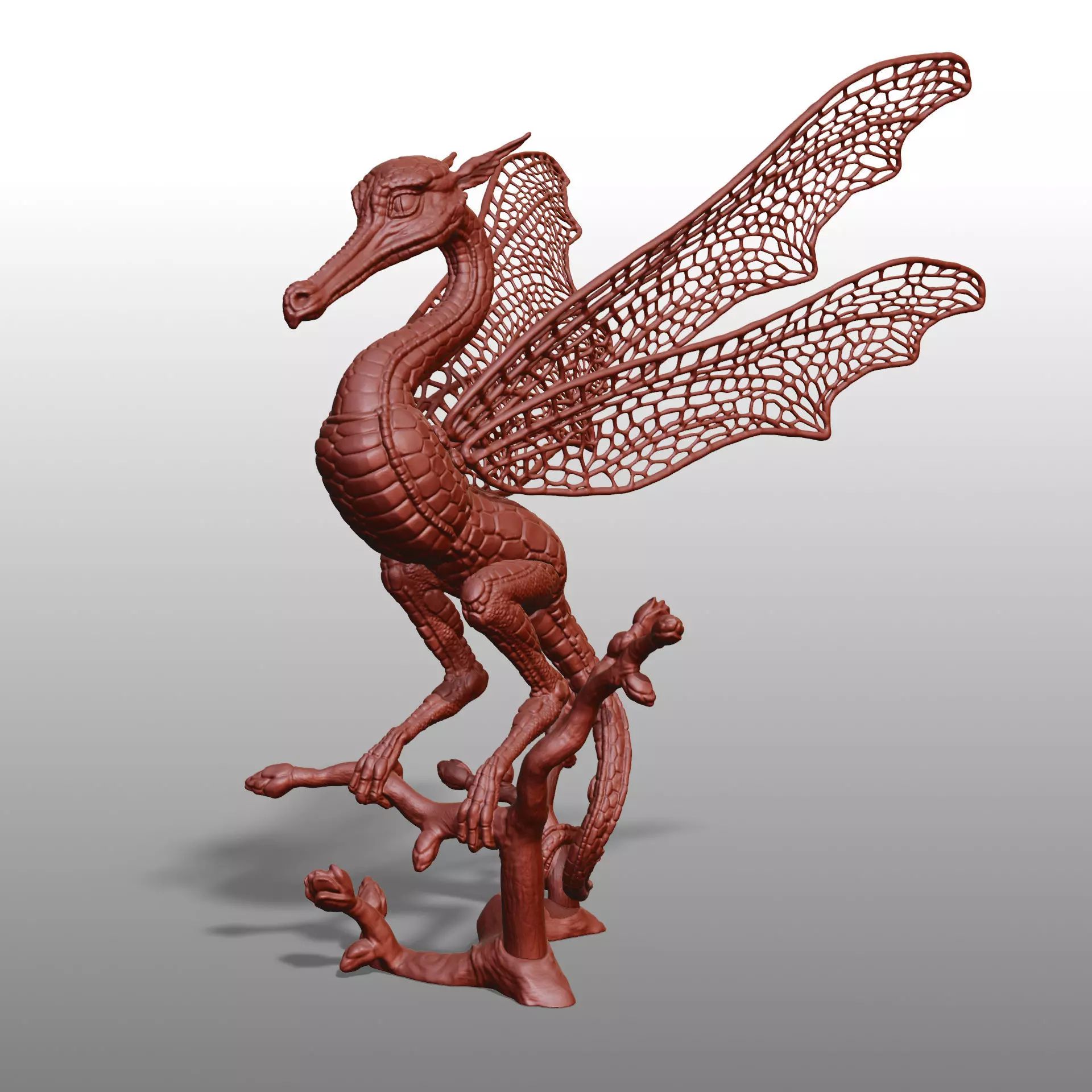 Dragon-Fly - Original Artwork for 3D Printing 3D print model_0