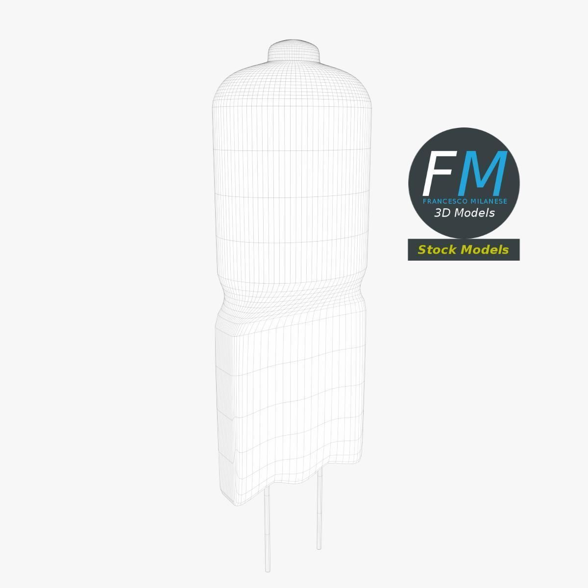 Small halogen lamp 3D model_7