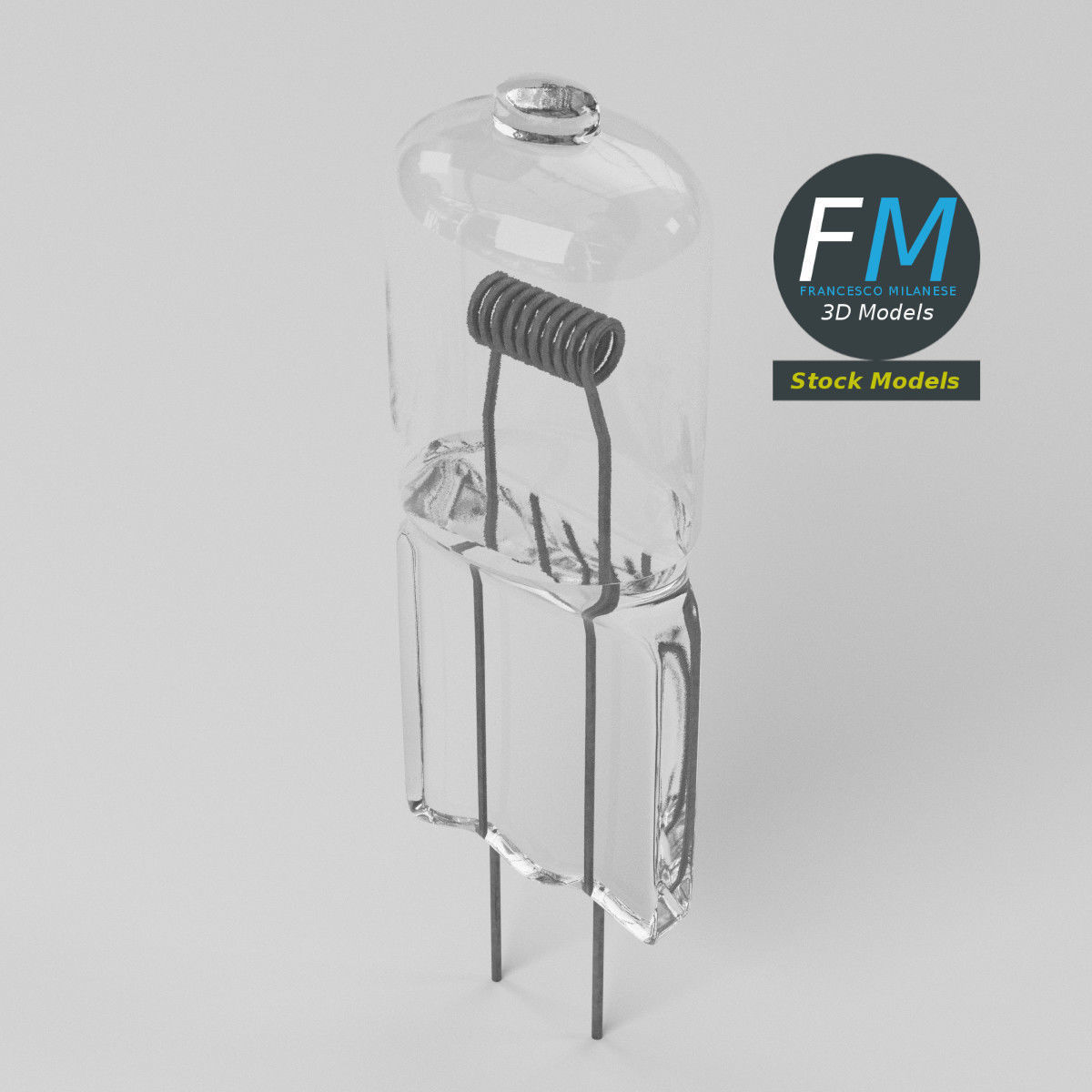 Small halogen lamp 3D model_5