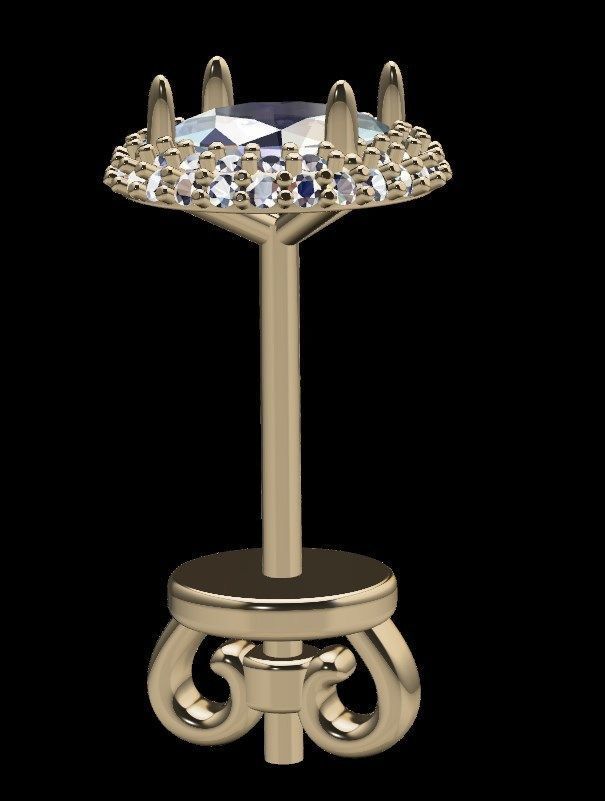 Earrings ri17 3D print model_18